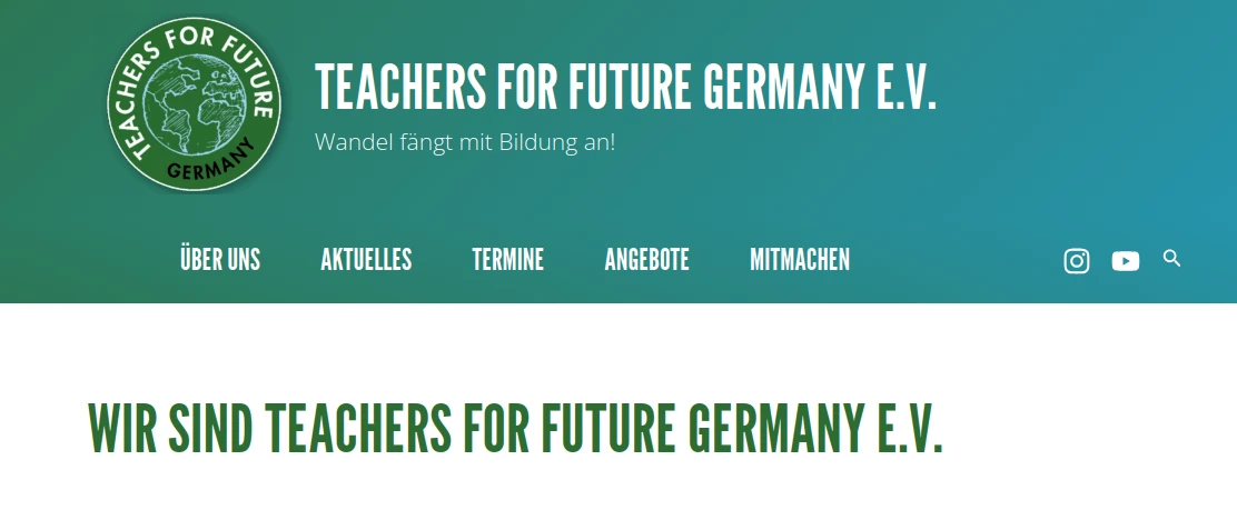 TEACHERS FOR FUTURE GERMANY E.V.